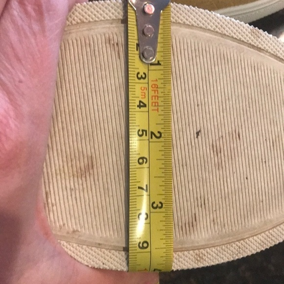 Sam Edelman Suede Woven Slip on Loafers Gold Sz 8. MS1355C - Picture 7 of 8